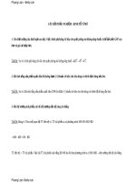 Kinh tế vĩ mô : Câu hỏi trắc nghiệm và trả lời