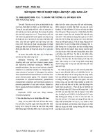 Sử dụng tro xỉ nhiệt điện làm vật liệu san lấp