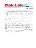 LIÊN HOAN TRUYỀN THANH CƠ SỞ HUYỆN EA H'LEO VÀ CƯ KUIN