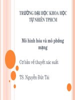 Mô hình hóa và mô phỏng mạng - Cơ bản về lý thuyết xác suất