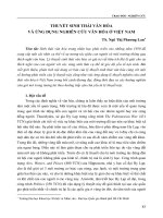 Thuyết sinh thái văn hóa và ứng dụng nghiên cứu văn hóa ở Việt Nam