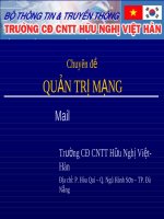 Chuyên đề quản trị mạng - mail