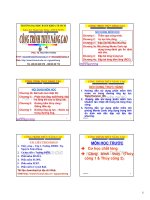 Bài giảng Công trình thủy nâng cao: Chương 1 - PGS.TS. Nguyễn Thống