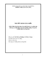 Một số biện pháp ứng dụng công nghệ thông tin vào giảng dạy để nâng cao chất lượng giáo dục tại điểm trường Trung tâm Trường mầm non Sùng Phài