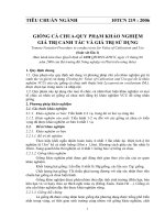Giống cà chua-quy phạm khảo nghiệm giá trị canh tác và giá trị sử dụng - Thư Viện Số - Thông tin Khoa học và Công nghệ