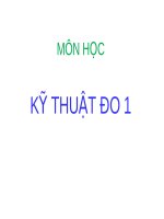 kỹ thuật đo 1  trường đại học giao thông vận tải tphcm