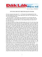 Sẵn sàng cho ngày hội tòng quân năm 2016