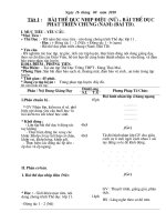 chạy tiếp sức  thể dục 12  đỗ xuân hà  thư viện giáo án điện tử