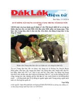 24 TỶ ĐỒNG XÂY DỰNG CƠ SỞ HẠ TẦNG TRUNG TÂM BẢO TỒN VOI