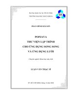 Popjava thư viện lập trình cho ứng dụng song song và ứng dụng lưới 