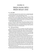 Bài giảng Xử lý ảnh - Chương 18: Nhận dạng mẫu: Phân đoạn ảnh