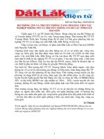 Bộ thông tin và truyền thông tặng phương tiện tác nghiệp thông tin và truyền thông cơ sở các tỉnh Tây Nguyên