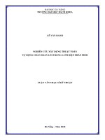 Nghiên cứu xây dựng thuật toán tự động chẩn đoán lỗi trong lưới điện phân phối 