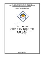 Giáo trình Chế bản điện tử cơ bản -  Lê Thị Thanh Hương (Chủ biên)