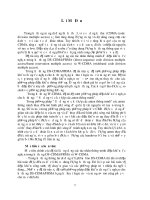 Nghiên cứu các phương pháp điều khiển tắc nghẽn trong hệ thống thông tin di động DS CDMA và w CDMA bằng logic mờ và CBR 