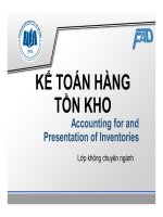 Bài giảng Kế toán tài chính: Chương 3 - Võ Minh Hùng
