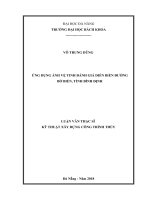 Ứng dụng ảnh vệ tinh đánh giá diễn biến đường bờ biển tỉnh bình định 