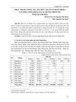 Thực trạng công tác tổ chức, quản lý hoạt động văn hóa cộng đồng ở các huyện miền núi tỉnh Thanh Hóa