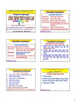 Bài giảng Công trình thủy nâng cao: Chương 6 - PGS.TS. Nguyễn Thống