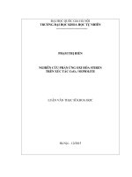 Nghiên cứu phản ứng oxi hóa stiren trên xúc tác coox sepiolite 
