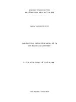 Giải phương trình tích phân kỳ dị với hạch logarithmic 