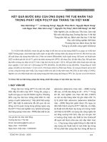 Kết quả bước đầu của ứng dụng trí tuệ nhân tạo trong phát hiện polyp đại tràng tại Việt Nam