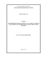 Tình hình kháng kháng sinh của các chủng vi khuẩn lậu đã phân lập tại bệnh viện da liễu trung ương năm 2017 