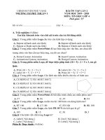 ÔN TẬP TIN HỌC LỚP 3, 4, 5 LẦN 2
