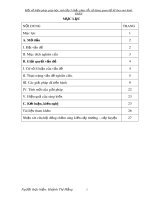 Một số biện pháp giúp học sinh lớp 5 khắc phục lỗi sử dụng quan hệ từ theo mô hình VNEN