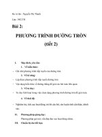 Chương III. §2. Phương trình đường tròn