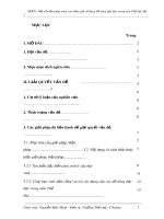 Một số biện pháp nâng cao hiệu quả sử dụng đồ dùng dạy học trong môn Thể dục lớp 5