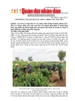 GÓP PHẦN TẠO NGUỒN LỰC PHÁT TRIỂN TÂY NGUYÊN



GÓP PHẦN TẠO NGUỒN LỰC PHÁT TRIỂN TÂY NGUYÊN