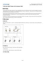 Triển khai DHCP Cluster trên windows 2003