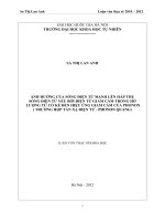 Ảnh hưởng của sóng điện từ mạnh lên hấp thụ sóng điện từ yếu bởi điện tử giam cầm trong hố lượng tử có kể đến hiệu ứng giam cầm của phonon trường hợp tán xạ điện tử phonon quang 
