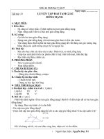 tiết 43 : luyện tập - Hai tam giác đồng dạng