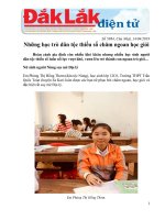 Những học trò dân tộc thiểu số chăm ngoan học giỏi