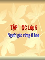 Nguoi gac rung ti hon