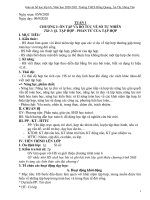 Chương I. §1. Tập hợp. Phần tử của tập hợp