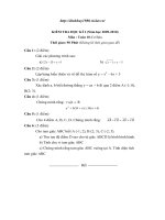 ĐỀ ÔN THI HKI LỚP 10 (SỐ 3)