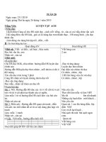 giáo án chiều tuần 20 lớp 1