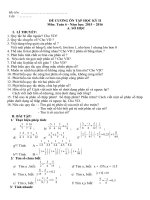 Bài 48. Ôn tập chương trình Sinh học cấp Trung học phổ thông