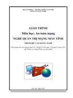 Giáo trình An toàn mạng (TCDN)                                 - Nguồn: Internet