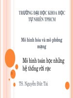 Mô hình hóa và mô phỏng mạng - Mô hình toán học những hệ thống rời rạc