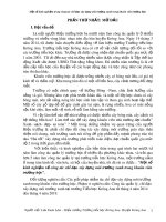 Một số kinh nghiệm trong công tác chỉ đạo xây dựng môi trường xanh trong khuôn viên trường học