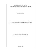 Lý thuyết biểu diễn diễn ngôn 