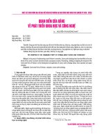 Quan điểm của Đảng về phát triển khoa học và công nghệ