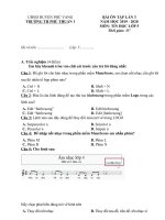 BÀI ÔN TẬP TIN HỌC LỚP 3, 4, 5 LẦN 3