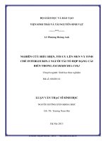 Nghiên cứu biểu hiện tối ưu lên men và tinh chế interleukin 2 người tái tổ hợp dạng cải biến trong escherichia coli