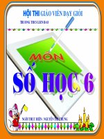 - Toán học 6 - Chu thị Lan - Thư viện giáo dục Bắc Ninh