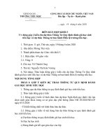 MẪU BIÊN BẢN GÓP Ý